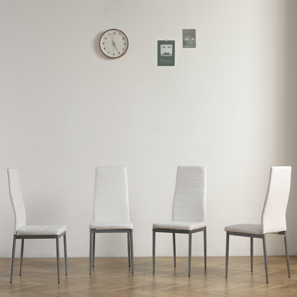 dropship 110CM Clear Color Dining Table Set (This product will be split into two packages) (replace 64512970)