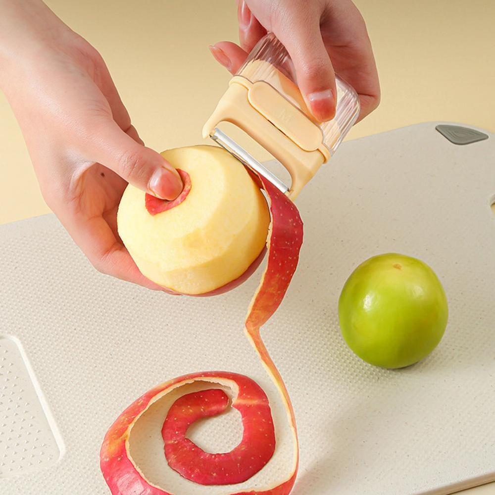 dropship Fruit Peeler Magnetic Design Non-slip Sharp Peeling Fruit Grater Double-sided Blade Vegetable Potato Peeler Kitchen Gadget