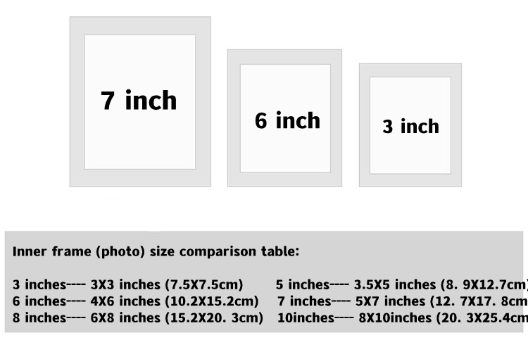 dropship High Quality Home Decoration Metal Shell Photo Frame 3-10 Inch Back Polished Alloy Flocking Wedding Photo Bedside Table Ornament