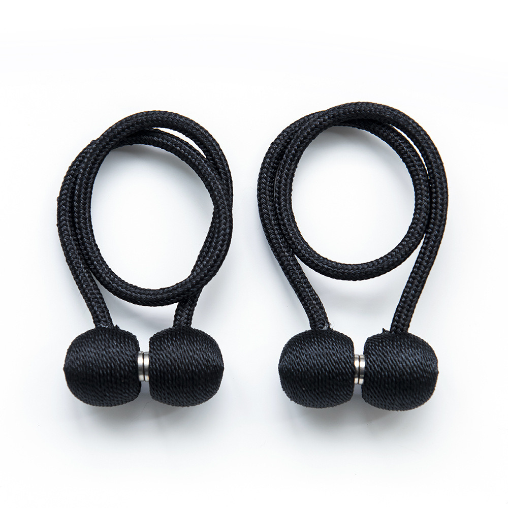 dropship 2Pcs Magnetic Curtain Ball Rods Accessoires Backs Holdbacks Buckle Clips Hook Holder Home Decor Tiebacks Tie Rope Accessory