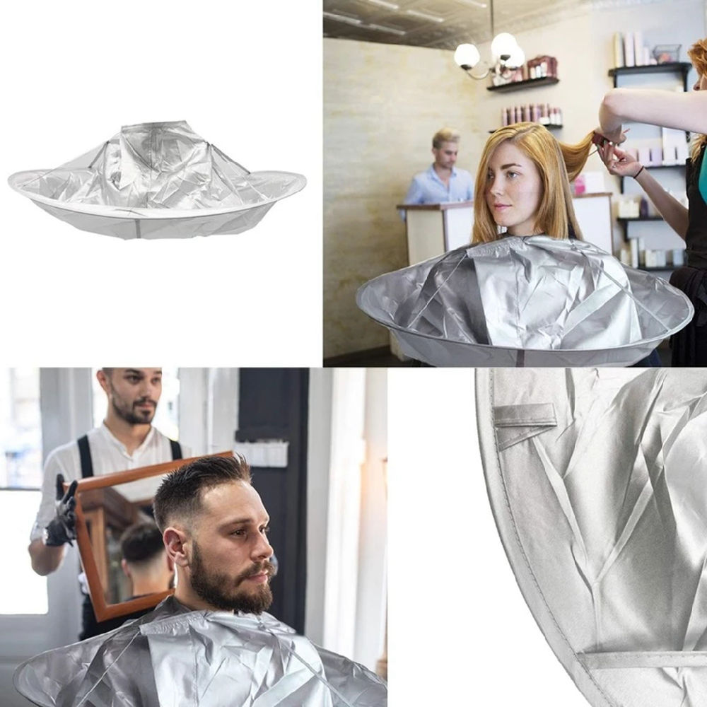 dropship 1pc Creative DIY Aprons Hair Cutting Cape; Waterproof Professional Salon Barber Supplies; Hairdressing Using; Haircut Capes For Adults; Kids Children Home Uses