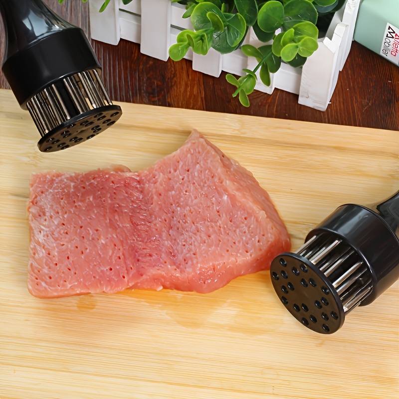 dropship 1pc 304 Stainless Steel Meat Tenderizer; 24 Steel Needles To Loosen Meat Artifact; Tender Meat And Break Tendons