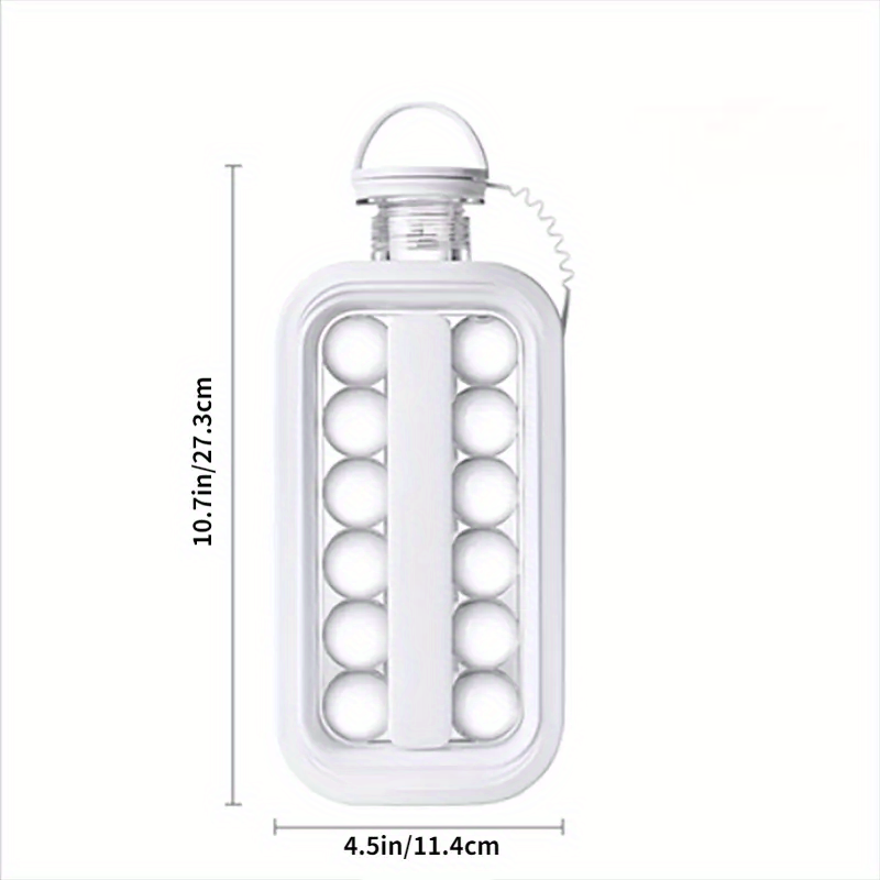 dropship 1pc Ice Ball Maker Kettle Kitchen Bar Accessories Gadgets Creative Ice Cube Mold 2 In 1 Multifunctional Container Pot