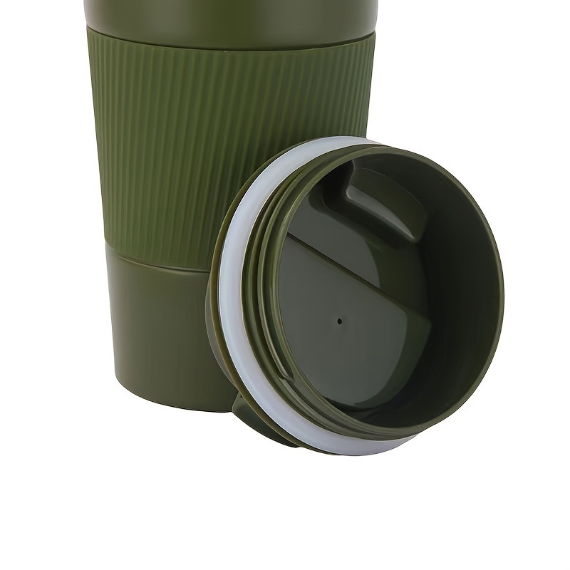 dropship 1pc; Stainless Steel Vacuum Insulated Tumbler; Coffee Travel Mug Spill Proof With Lid; Thermos Cup For Keep Hot/Ice Coffee; Tea And Beer