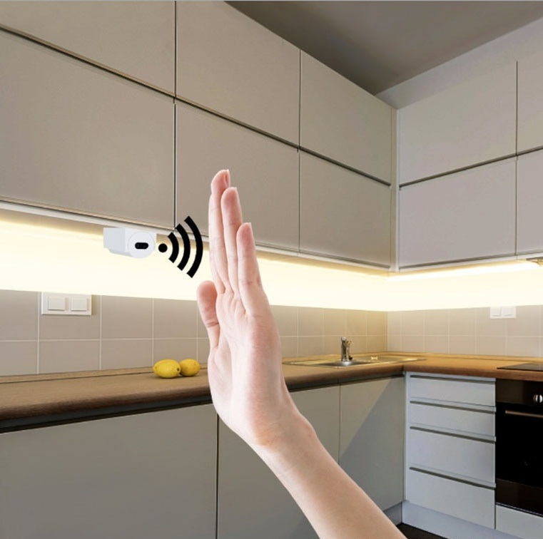 dropship 1pc DC 5V Lamp USB Motion LED Backlight TV Kitchen LED Strip Hand Sweep Waving ON OFF Sensor Light Diode Lights Double-sided Tape