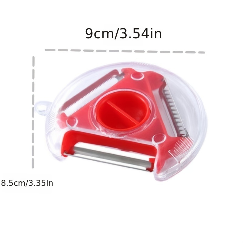 dropship 1pc 3 In 1 Peeler Stainless Steel Slicer Multifunctional Vegetable Cutter Portable Fruit Gadget Potato Grater Kitchen Accessories