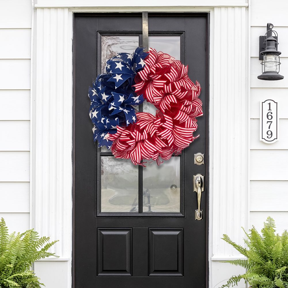 dropship American National Day Independence Day President's Day Wreath Door Hanging Decoration