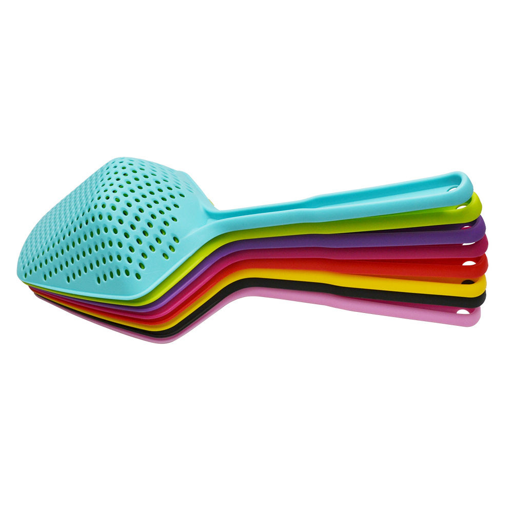dropship Plastic; No-stick; Ice Shovel; Filter; Long Strainer; Kitchen Colander