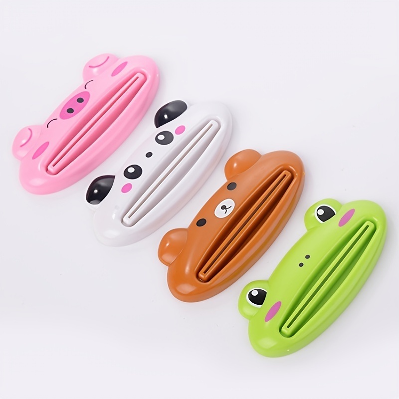 dropship 3pcs Toothpaste Squeezer Creative Manual Toothpaste Squeezer Hand Cream Cosmetic Face Cleanser Toothpaste Clip 3.564 * 1.576 inches