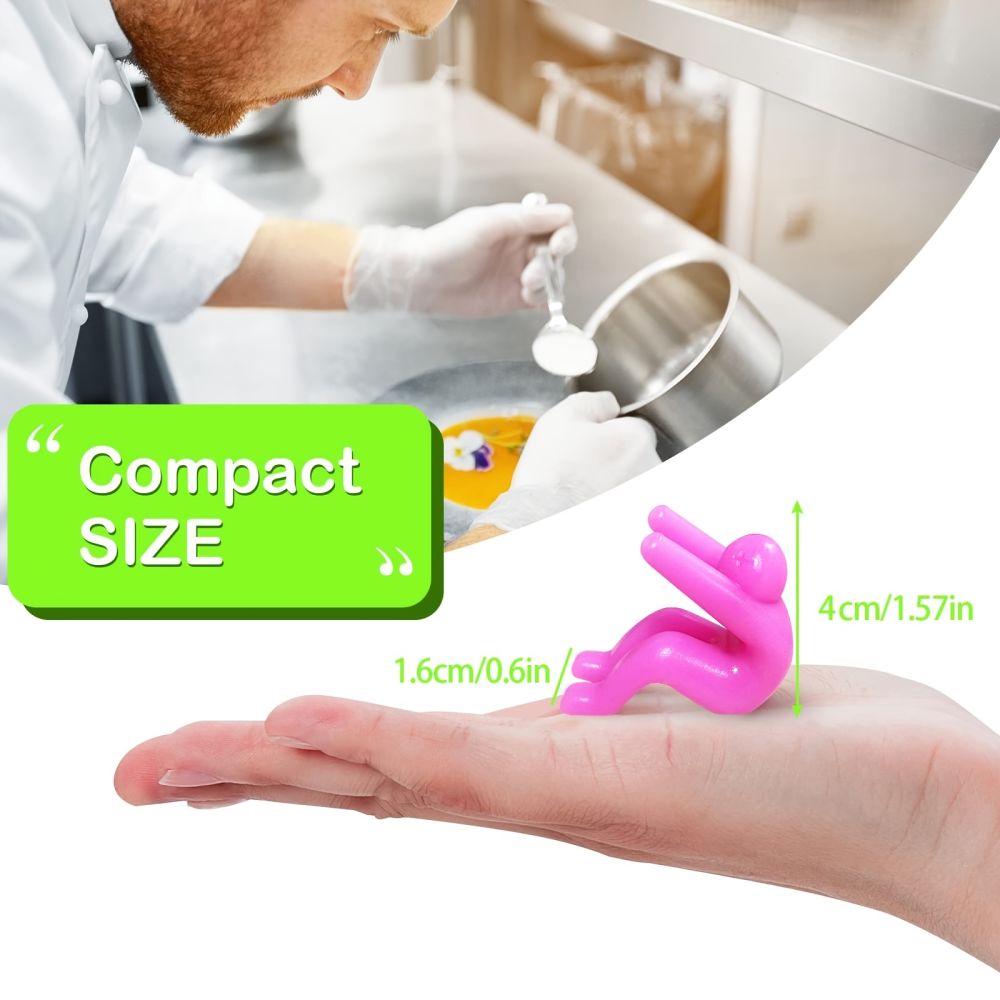 dropship 2pcs Pot Lid Lifter; Pot Lid Holder That Keeps Pot From Boiling Over; Kitchen Tools Lid Stand Heat Resistant Holder Keep The Lid Open; Great Cooking Helpers And Decoration