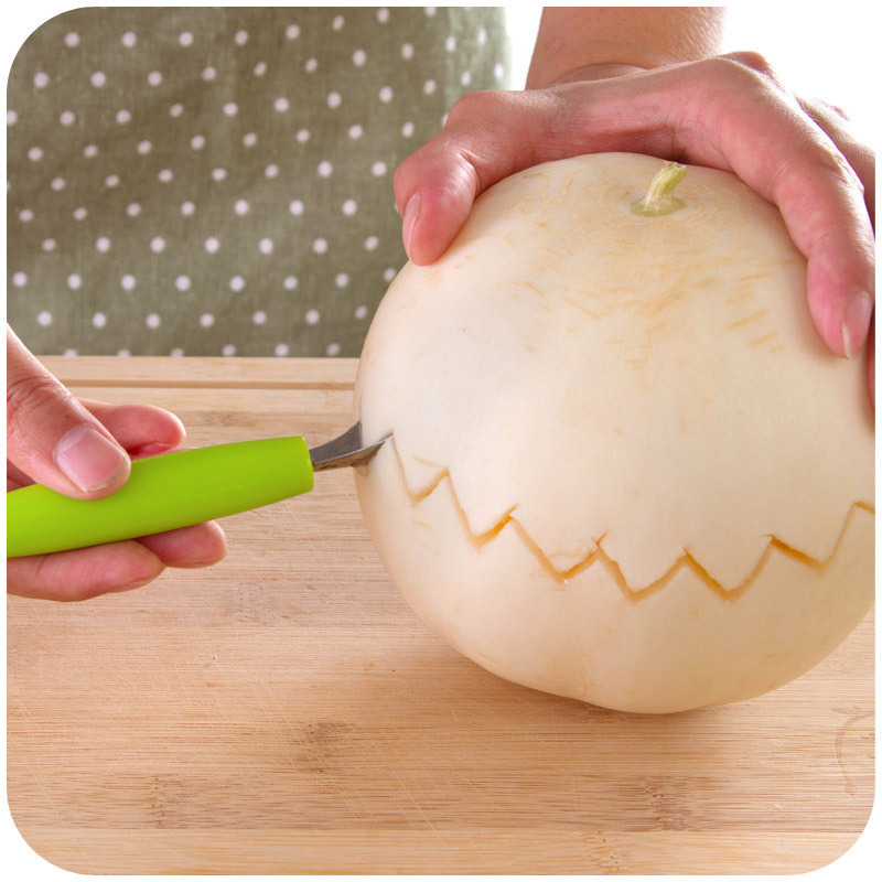 dropship Steel Fruit Digger Cutting Watermelon Artifact Fruit Ball Digging Ball Ice Cream Round Spoon Fruit Cutting Carving Knife