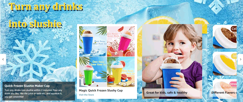 dropship Summer Squeeze Homemade Juice Water Bottle Quick-Frozen Smoothie Sand Cup Pinch Fast Cooling Magic Ice Cream Slushy Maker