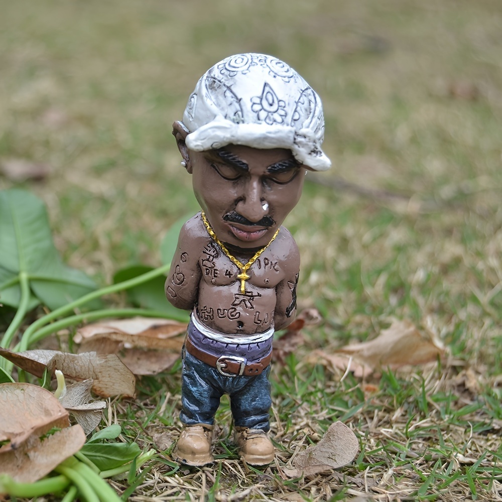 dropship 1pc; Hip Hop Legend Commemorative Statue Resin Crafts Ornament