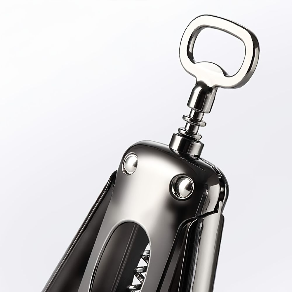dropship 1pc Wing Corkscrew; ; Multifunctional Wine And Beer Corkscrew For Wine Openers With Cork And Beer Bottles; For Wine Lovers; Waiters And Bartenders In The Kitchen Castle Restaurant Bar