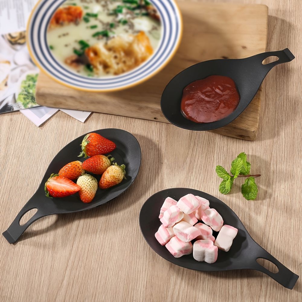 dropship 1/2pcs Silicone Utensil Rest With Drip Pad For Multiple Utensils; Heat-Resistant; Spoon Rest & Spoon Holder For Stove Top; Kitchen Utensil Holder For Ladles; Tongs & More