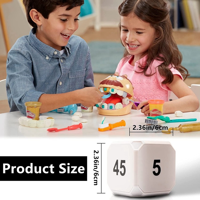 dropship Cube-Timer Kitchen Timer Gravity Sensor Flip Meditation Timer For Time Management And Countdown 5-15-25-45 Min