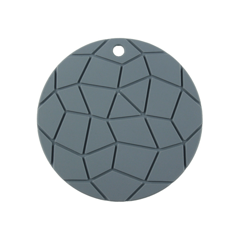 dropship 1pc Food Grade Silicone Coaster; Anti-scalding Thickened Pot Mat; Turtle Pattern Heat Insulation Mat; High Temperature Resistant Table Mat