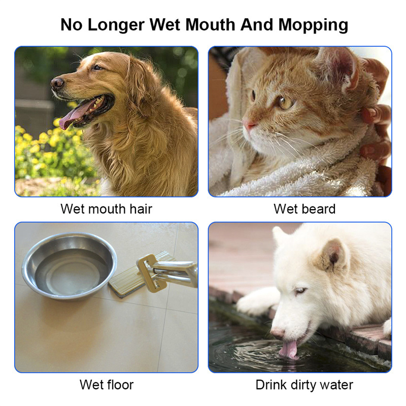dropship 1.5L Cat Dog Water Bowl Carried Floating Bowl Anti-Overflow Slow Water Feeder Dispenser Pet Fountain ABS&PP Dog Supplies