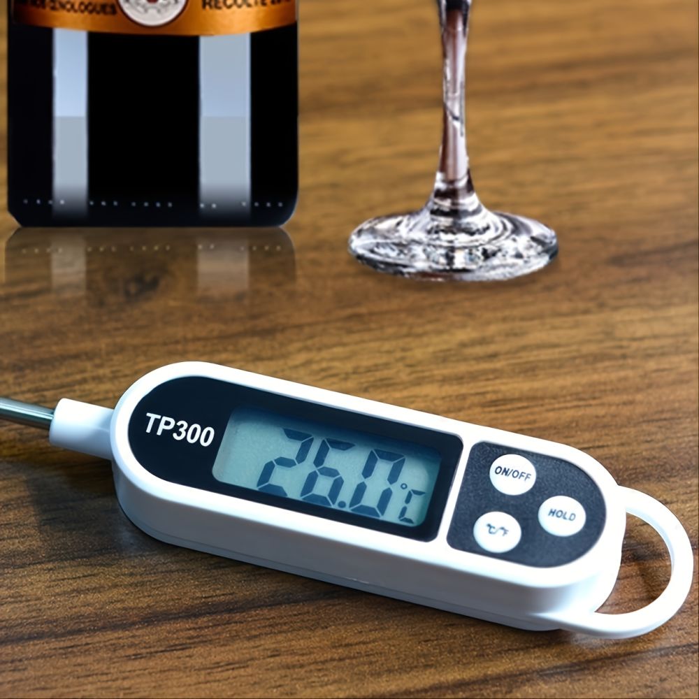 dropship 1pc; -58F°~572F°; 304 Food Grade Stainless Steel; Probe Type Electronic Thermometer