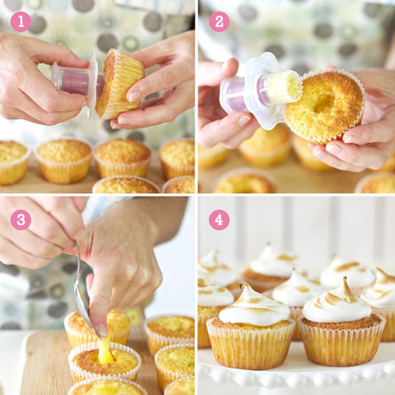 dropship 1pc Cupcake Corer And Filler, Reusable Cupcake Filler Tool, Cake Baking Tool, Kitchen Supplies