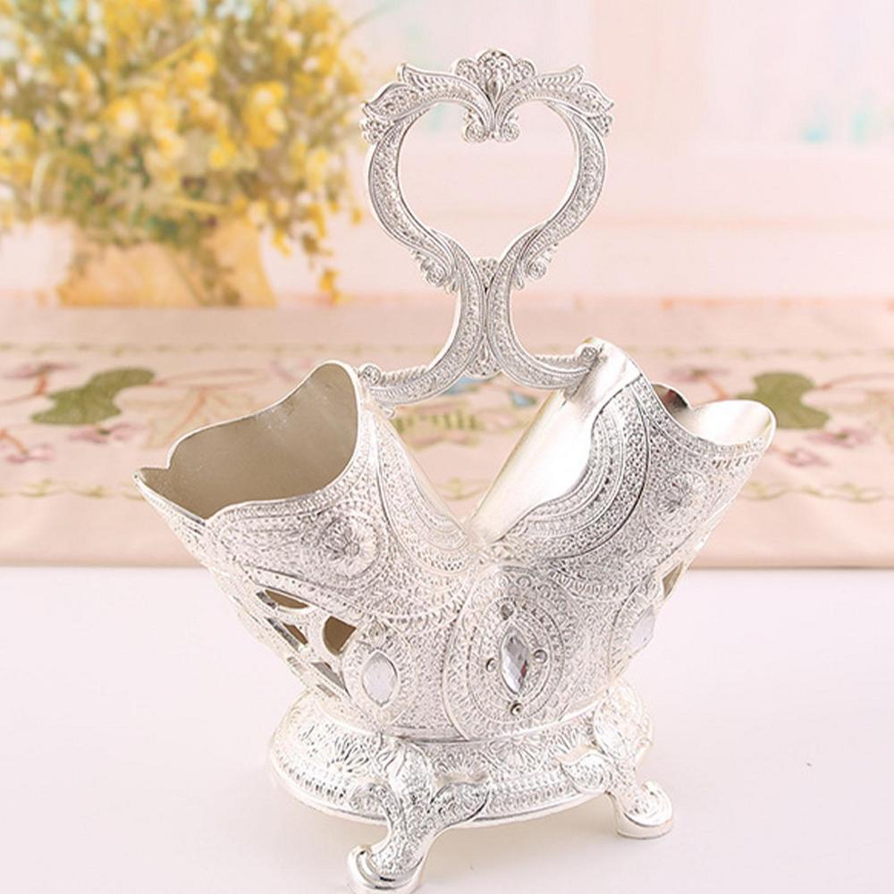 dropship Cutlery Organizer TAble Silverware Holder With Handle European Style Flatware Rack For Knives Forks Spoons Markers And Scissors