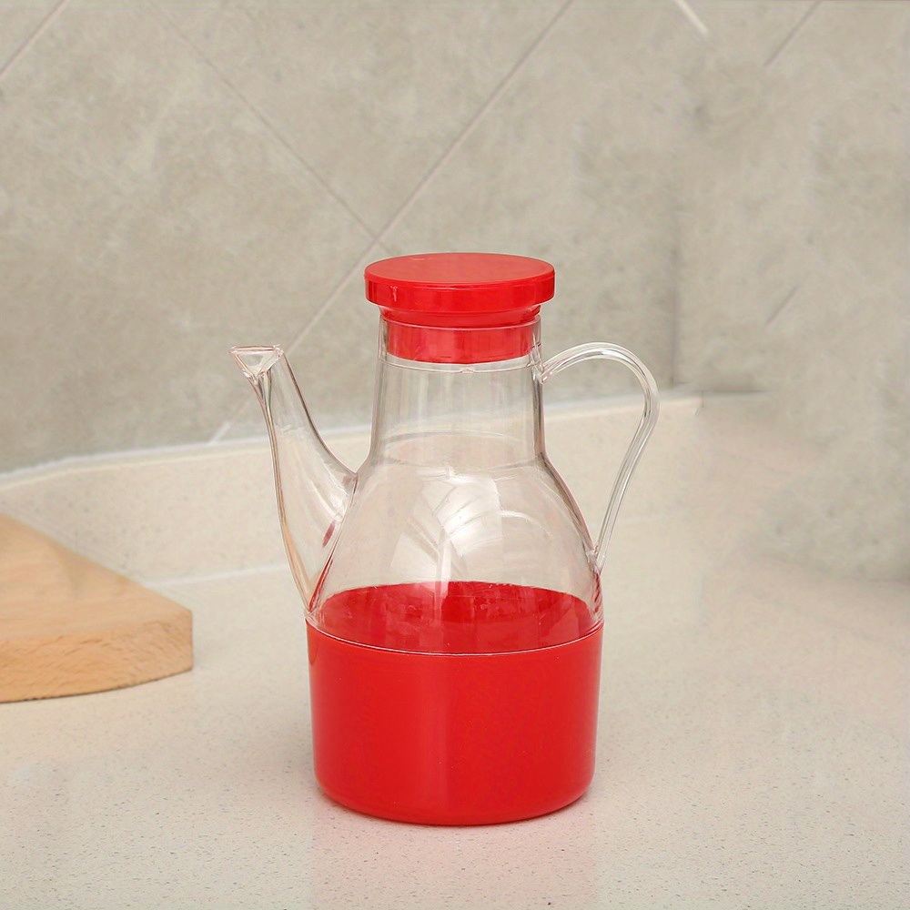 dropship 1pc Household Soy Sauce Vinegar Seasoning Bottle Anti-spill Oil Kitchen Supplies Plastic Seasoning Bottle Sesame Oil Sesame Oil Pot Bottle