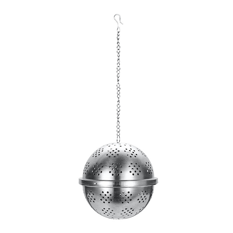 dropship 1pc 304 Stainless Steel Seasoning Ball; Thickened Ball Tea Strainer; Spice Filter; Kitchen Gadget