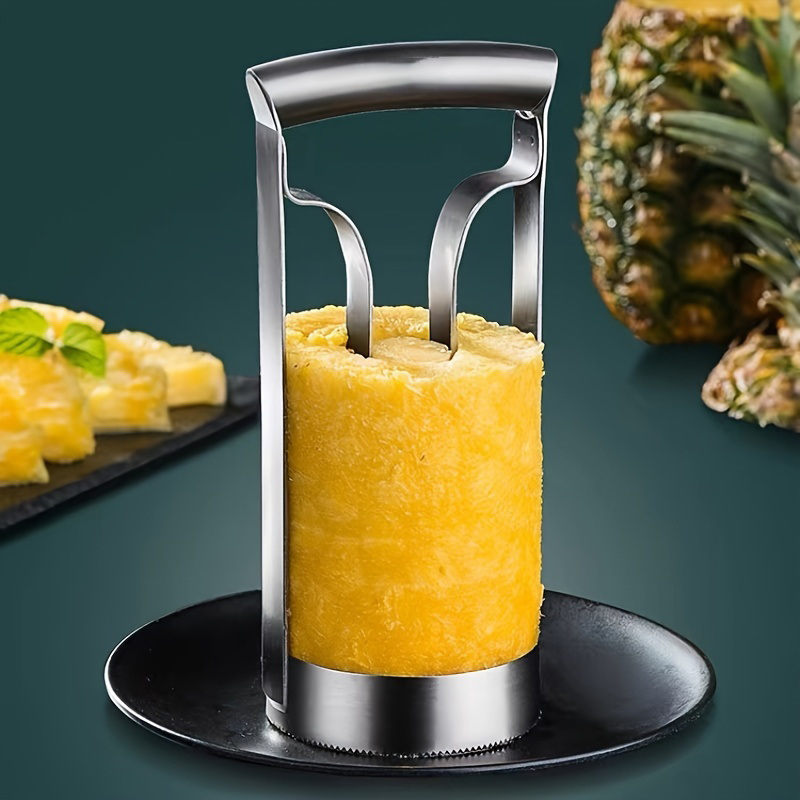dropship 1pc Stainless Steel Pineapple Meat Extractor, Pineapple Knife, Pineapple Core Peeler For Home, Restaurant, Kitchen Utensils, 7.87"×3.94"×3.94"