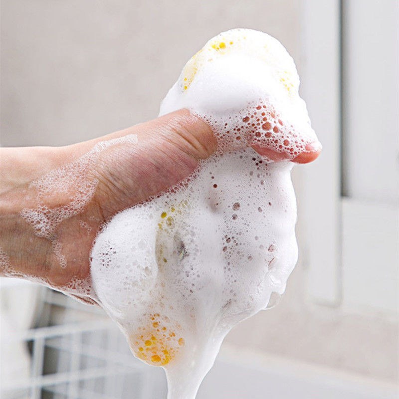 dropship 5/10pcs; Double Side Dishwashing Sponge Pan Pot Dish Wash Sponges Household Cleaning Tools Kitchen Tableware Dish Washing Brush