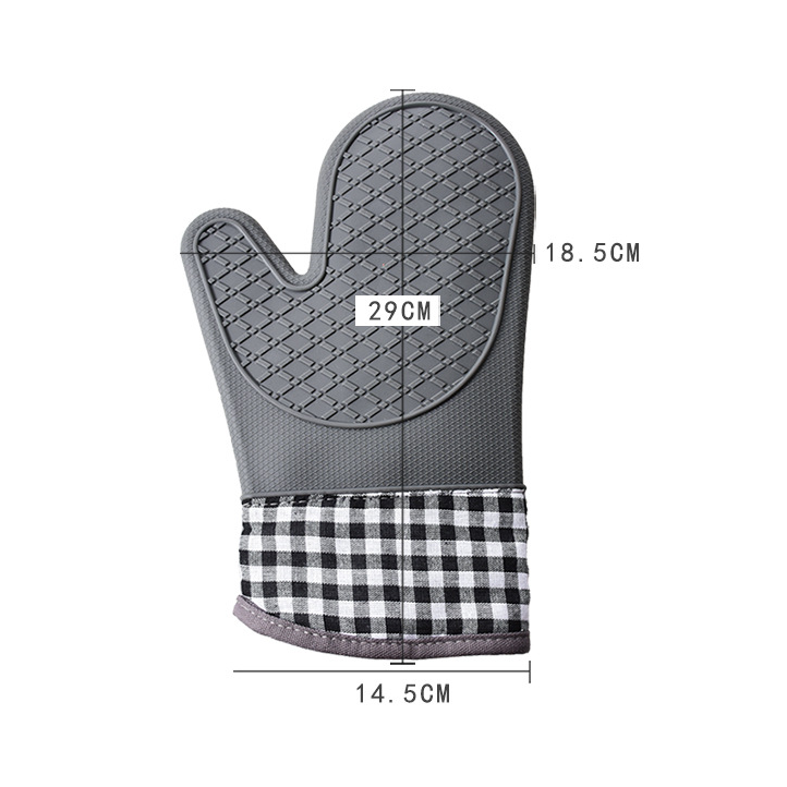 dropship 1pcs Silicone Oven Mitts;  Heat Insulation Pad;  Microwave Oven Gloves