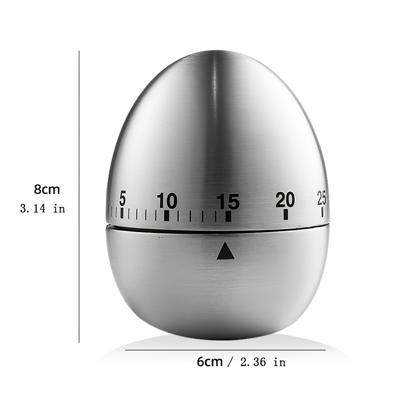 dropship Metal; Egg Apple Countdown Timer; Reminder; 55 Minute Timer; Creative Kitchen Mechanical Timer
