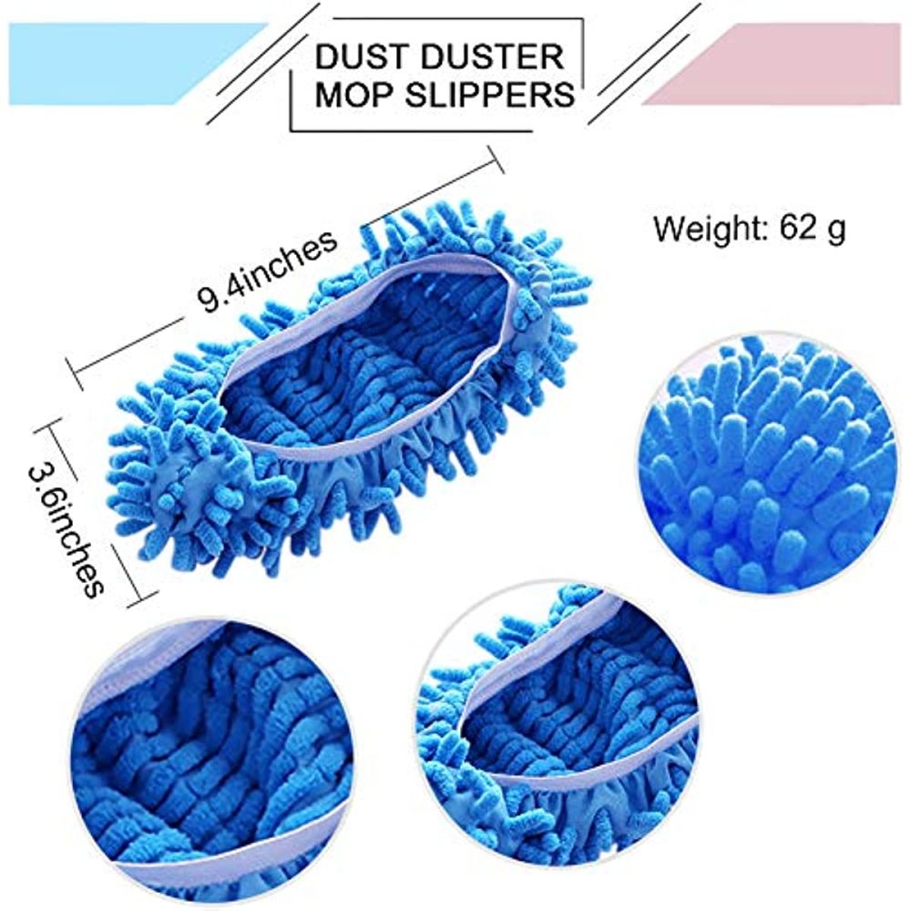dropship Mop Slippers Dust Cleaning Slippers Cleaning Shoes Home Cloth Cleaning Shoes Cover Reusable Overshoes
