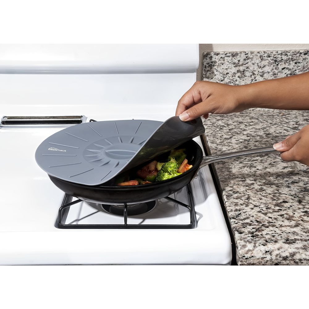 dropship 5pcs Silicone Fresh-keeping Cover; Microwave Oven Heating Cover; Food Dust-proof Splash-proof Bowl Cover Set; Kitchen Supplies