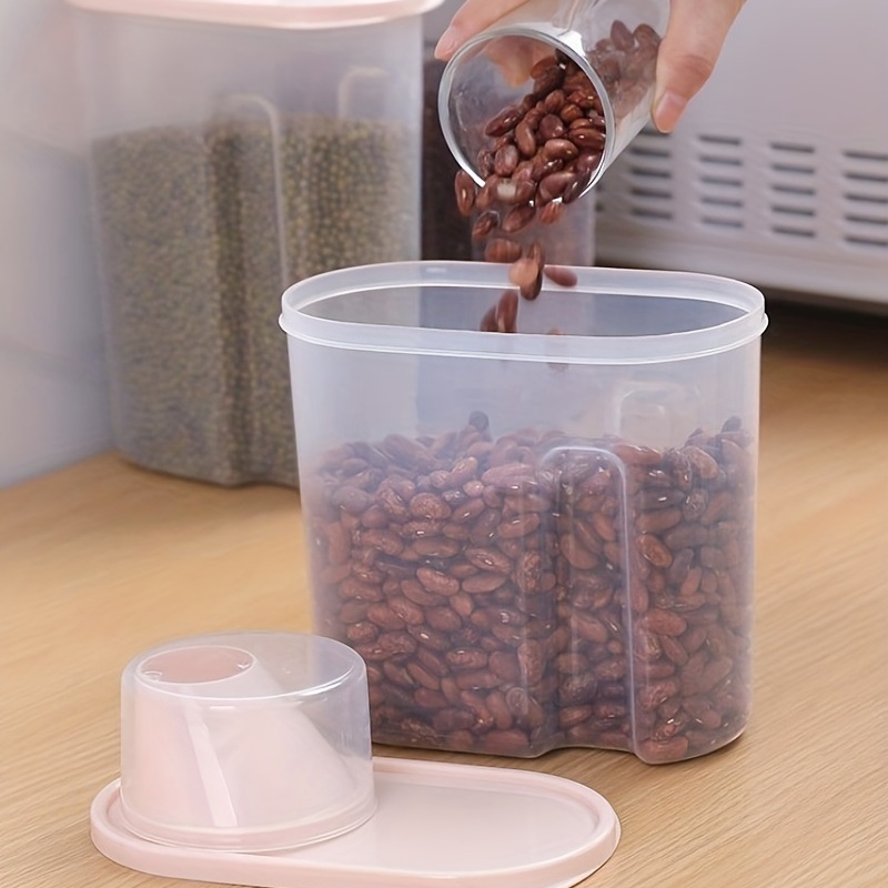 dropship 1pc 1.9L Kitchen Cereals Jar; Kitchen Storage Box; Airtight Food Storage Containers; Kitchen Supplies