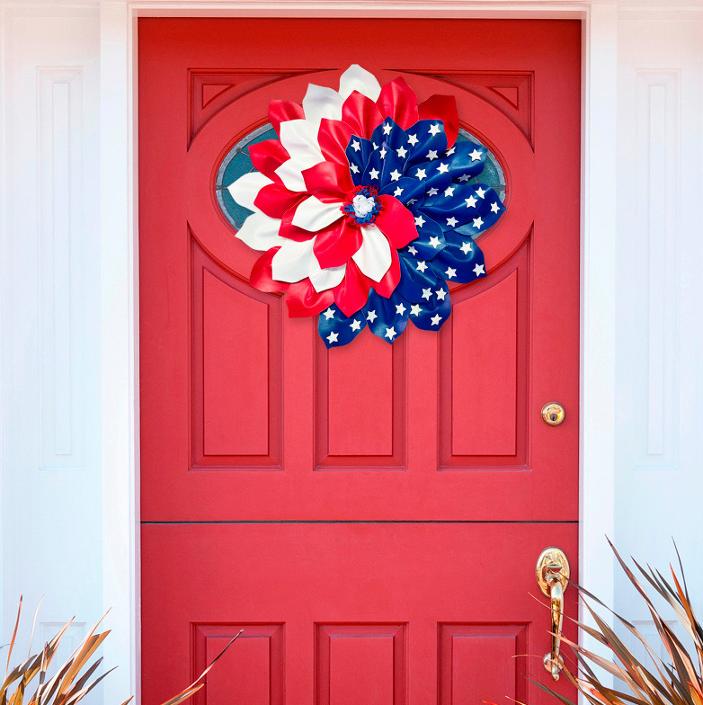 dropship Independence Day home Decor US Flag Garland National Day Christmas Family Decoration Scene Layout Props