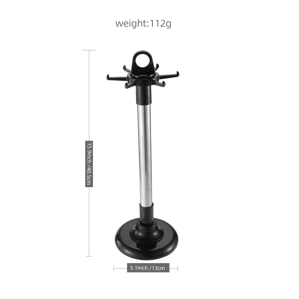 dropship 1pc Kitchenware Storage Rack; Stainless Steel Kitchen Utensil Holder Organizer; Countertop 360 Degree Rotating Utensil Holder For Kitchen Counter