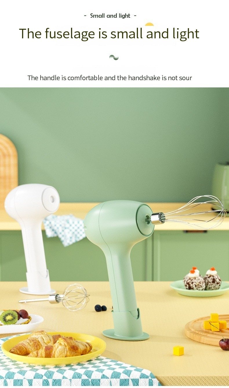dropship Wireless Portable Electric Food Mixer 3 Speeds Automatic Whisk Dough Egg Beater Baking Cake Cream Whipper Kitchen Tool