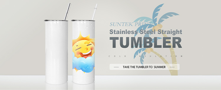 dropship USA Warehouse 50 PCS/ Case 20oz Stainless Steel Skinny Sublimation Blank Tumbler With Metal Straws