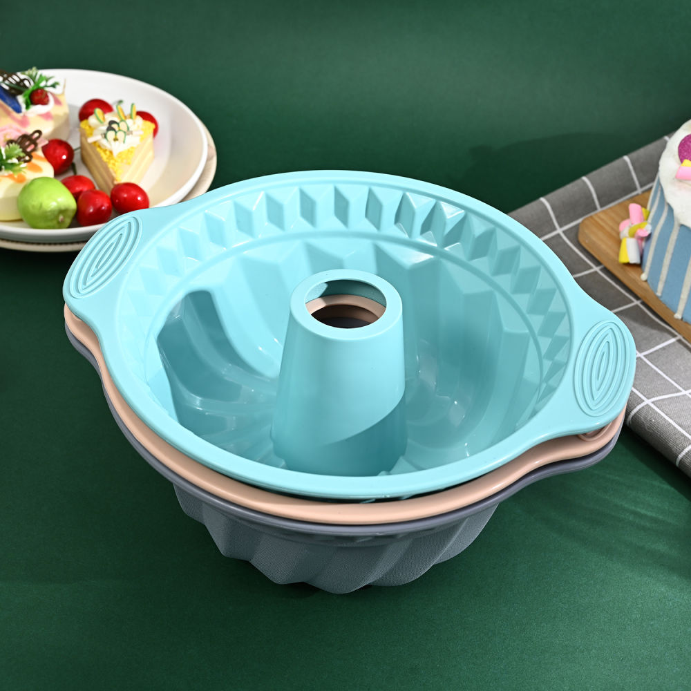 dropship 1pc Silicone Cake Mousse Mold Round Molds For Dessert Ice Cream Chiffon Cakes Jelly