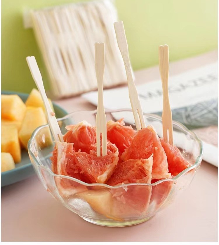 dropship 80pcs Disposable Fruit Fork Set; Appetizer Fruit Food Picks; Cake Dessert Snack Mini Forks; Party Supplies