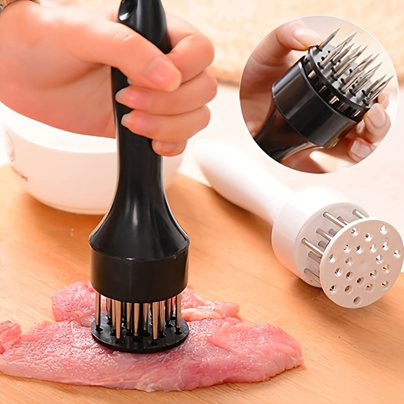 dropship 1pc 304 Stainless Steel Meat Tenderizer; 24 Steel Needles To Loosen Meat Artifact; Tender Meat And Break Tendons
