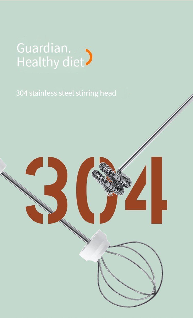 dropship Egg Beater Electric Handheld Rotary Egg Whisk Coffee Frothing Wand Cappuccino Frother Mixer USB Portable Kitchen Tools