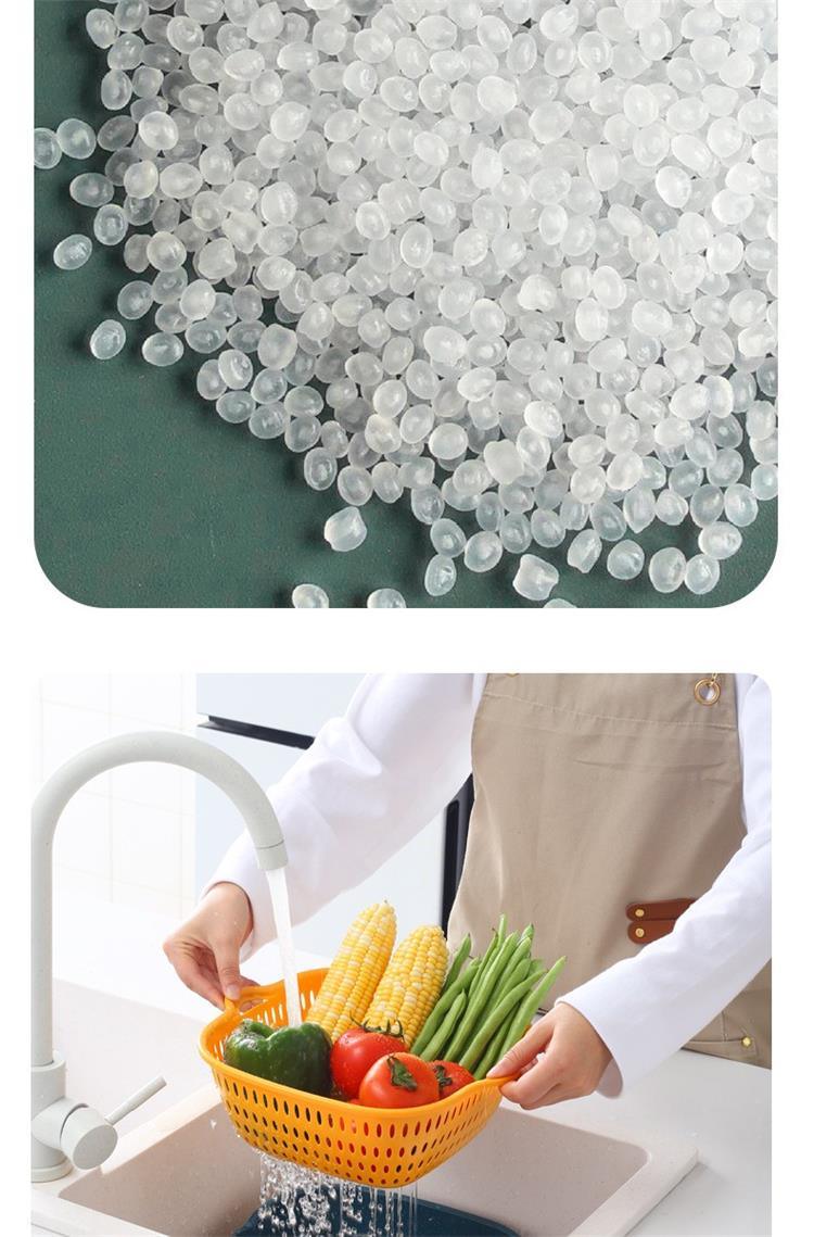 dropship Small Kitchen Double Drain Basket Bowl Washing Storage Basket Strainers Bowls Drainer Vegetable Cleaning Tool