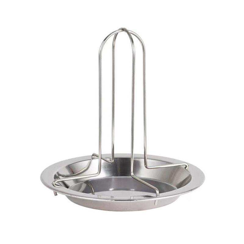 dropship 1 Pc Grilled Chicken Rack Barbecue Grillen Cooking Camping Roaster Bbq Rack Accessories Outdoor Rack Chicken Non-stick Pan