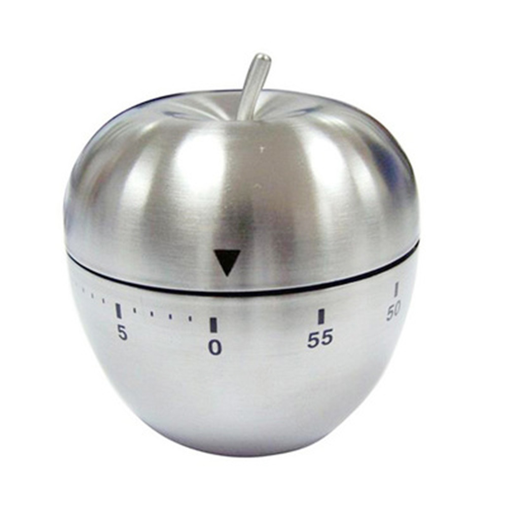 dropship Metal; Egg Apple Countdown Timer; Reminder; 55 Minute Timer; Creative Kitchen Mechanical Timer