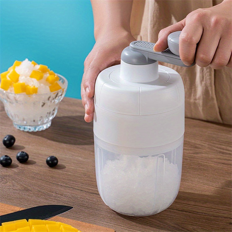 dropship 1pc Manual Ice Planer Household Smoothie Maker Small Manual Ice Breaker; Multifunctional Kitchen Cooking Tool