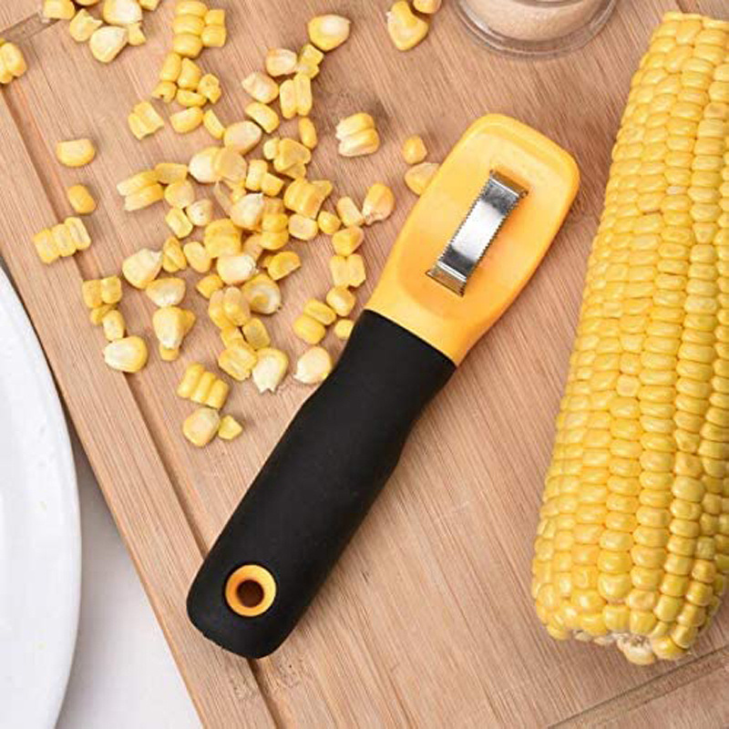 dropship 1pc; Stainless Steel Planer Corn Thresher Handheld Corn Grasher