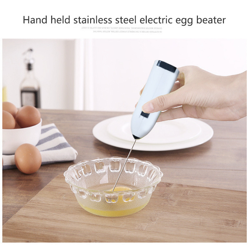 dropship Household Handheld Mini Electric Milk Whisk Whisk Kitchen Blender Coffee Whisk Foam Mix Whisk