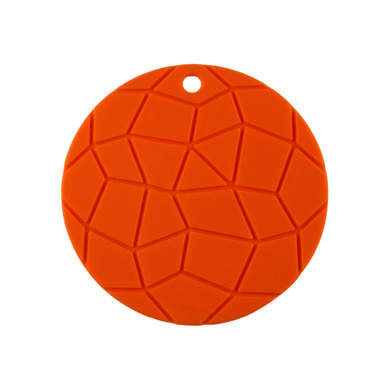 dropship 1pc Food Grade Silicone Coaster; Anti-scalding Thickened Pot Mat; Turtle Pattern Heat Insulation Mat; High Temperature Resistant Table Mat