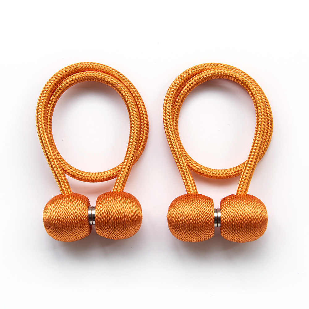 dropship 2Pcs Magnetic Curtain Ball Rods Accessoires Backs Holdbacks Buckle Clips Hook Holder Home Decor Tiebacks Tie Rope Accessory
